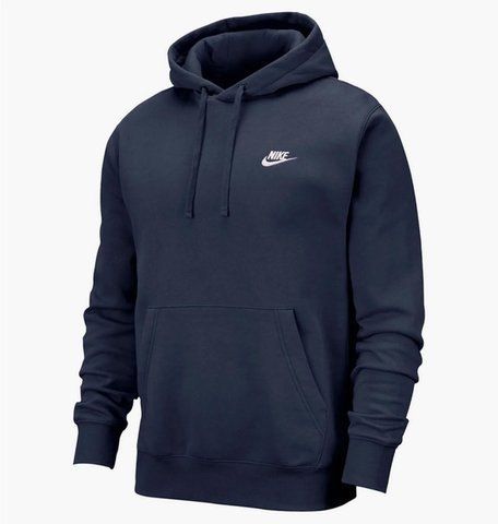 Бомбер чоловічий Nike M Nsw Club Hoodie Po Bb (BV2654-410) idealsport|BV2654-410 фото