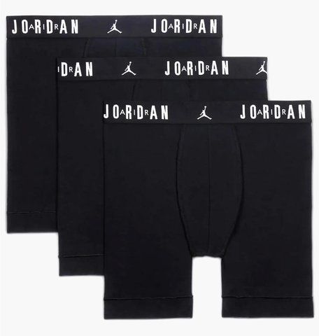 Труси-боксерки чоловічі Jordan Air Flight Cotton Core 3-Pack Boxer Brief (JM0622-023) JM0622-023-S фото
