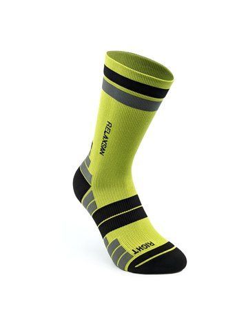 Компресійні спортивні шкарпетки Relaxsan Sport жовто-чорні S 801 фото