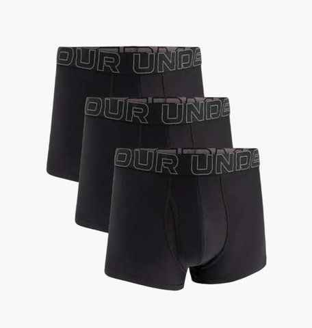 Труси-боксерки чоловічі Under Armour M Ua Perf Tech (3 Pack) (1383882-001) idealsport|1383882-001 фото