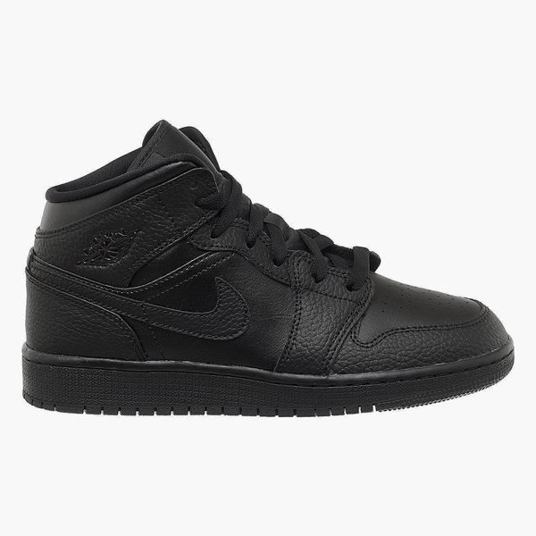 Кросівки жіночі Jordan 1 Mid (Gs) Black (554725-091) 554725-091-38.5 фото