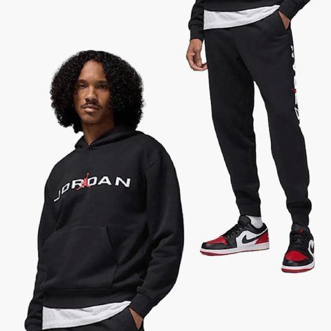 Спортивний костюм чоловічий Jordan Комплект (HQ4643-010__HQ4645-010) HQ4643-010__HQ4645-010-X фото